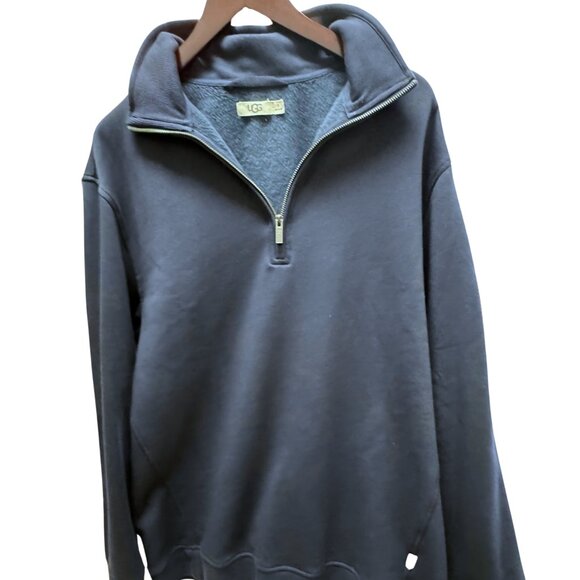 UGG Zeke Half Zip Pullover Knit Fleece Top - Picture 1 of 4